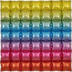 Balão Rainbow Waffle 90 cms