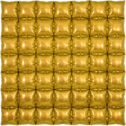 Balão Dourado Waffle 90 cms