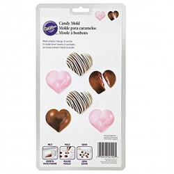 Molde de Doces e Chocolate Heart Truffle Wilton 