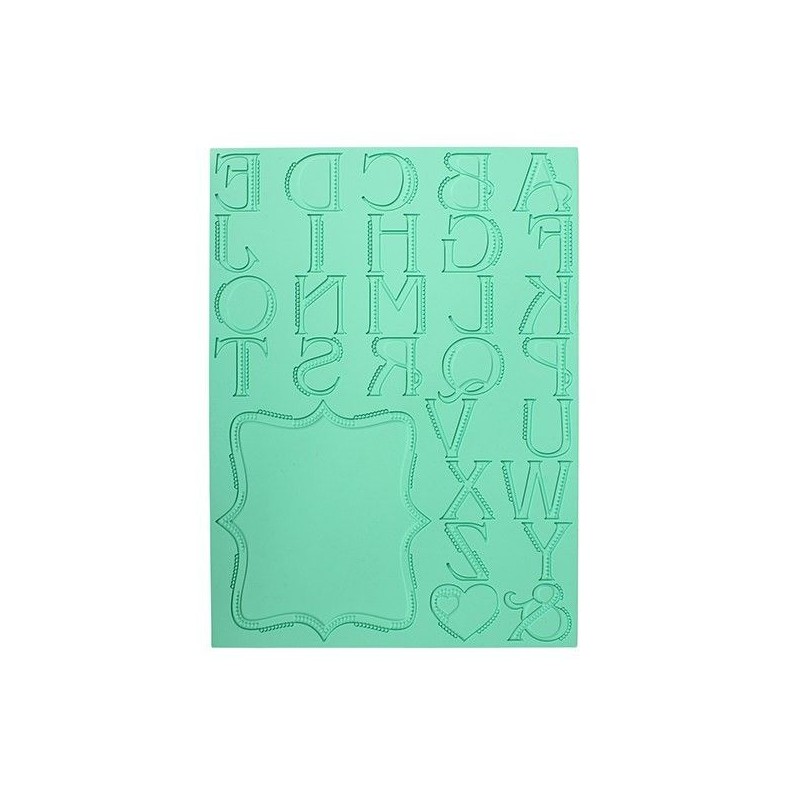 Molde Silicone Rendas Monogramas