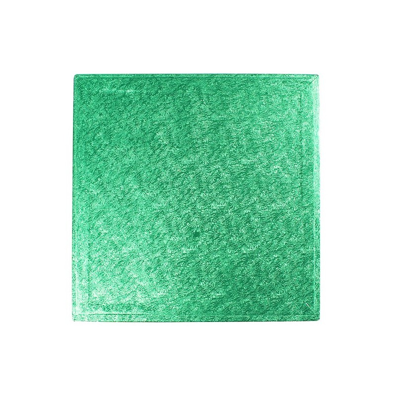 Placa Quadrada Cor Verde 30,4 cms