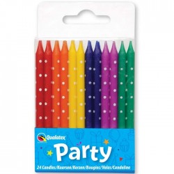 Pack 24 velas Multicoloridas