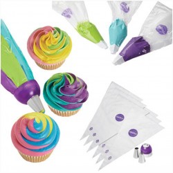 Set de Decoração 9 Peças Wilton ColorSwirl Tri-Color 