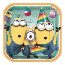 Pratos de Festa Tema Minions