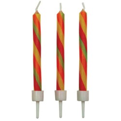 Pack de 10 Velas Riscas Doces PME