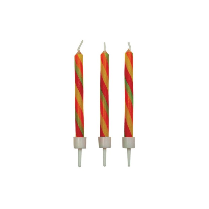 Pack de 10 Velas Riscas Doces PME