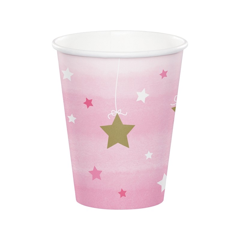 Copos Rosa Little Star