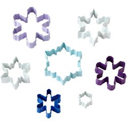 Conjunto de 7 cortadores de Flocos de Neve