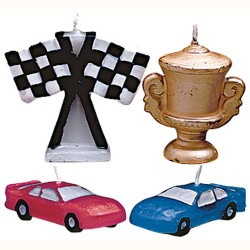 Set de 4 Velas Corrida de Carros